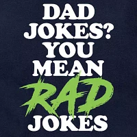 Mens Short Sleeve Dad Jokes Graphic T-Shirt