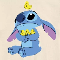 Mens Short Sleeve Lilo & Stitch Easter Graphic T-Shirt