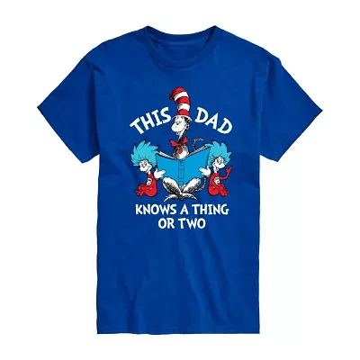 Mens Short Sleeve Dr. Seuss Dad Graphic T-Shirt