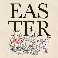 Mens Short Sleeve Winnie The Pooh Easter Graphic T-Shirt