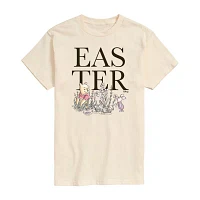 Mens Short Sleeve Winnie The Pooh Easter Graphic T-Shirt