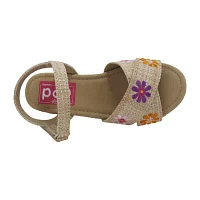 Pop Little & Big  Girls Laia Platform Sandals