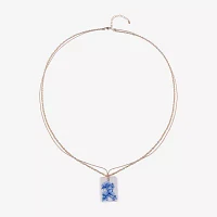Mixit Porcelain Womens 34 Inch Pendant Necklace