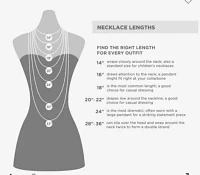 Mixit Porcelain Womens 34 Inch Pendant Necklace