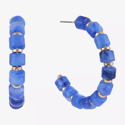 Mixit Womens 39mm Hoop Earrings