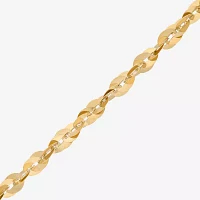 10K Gold 7.5 Inch Fashion Chain Bracelet