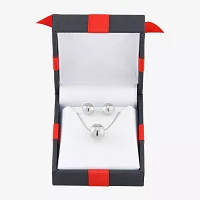 Made in Italy Sterling Silver Round 2-pc. Jewelry Set