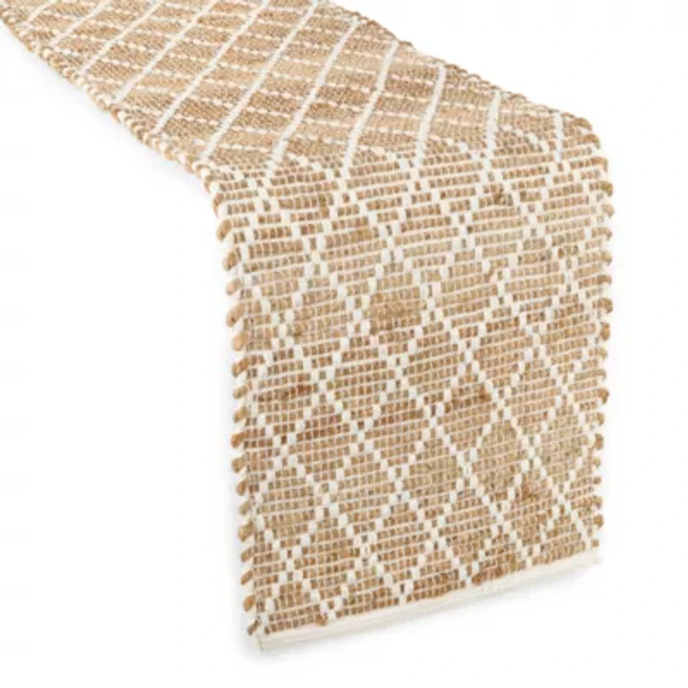 Linden Street Jute Cotton Table Runner
