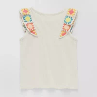 Okie Dokie Toddler & Little Girls Round Neck Tank Top