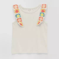 Okie Dokie Toddler & Little Girls Round Neck Tank Top