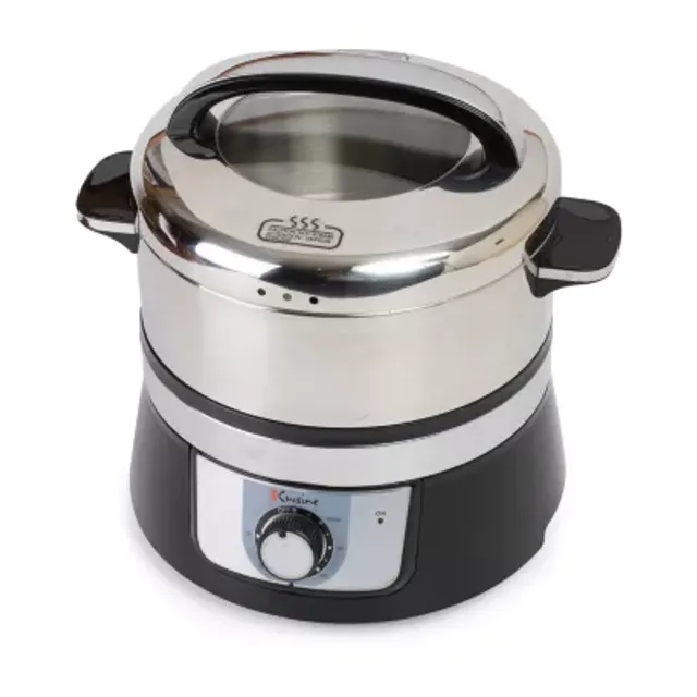 Euro Cuisine Electric Programmable Slow Cooker - 6-quart