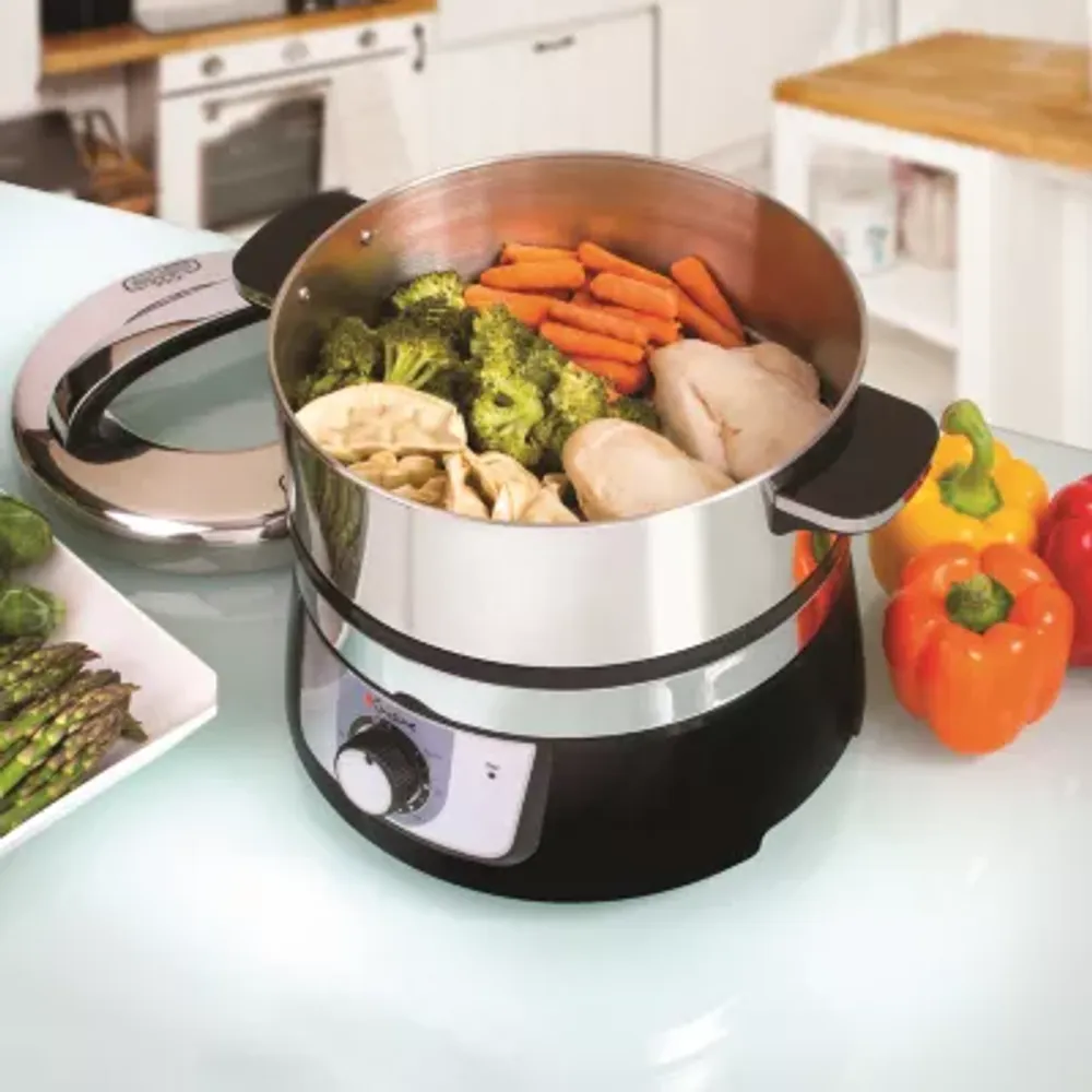 Euro Cuisine Stainless Steel Electric Food Steamer