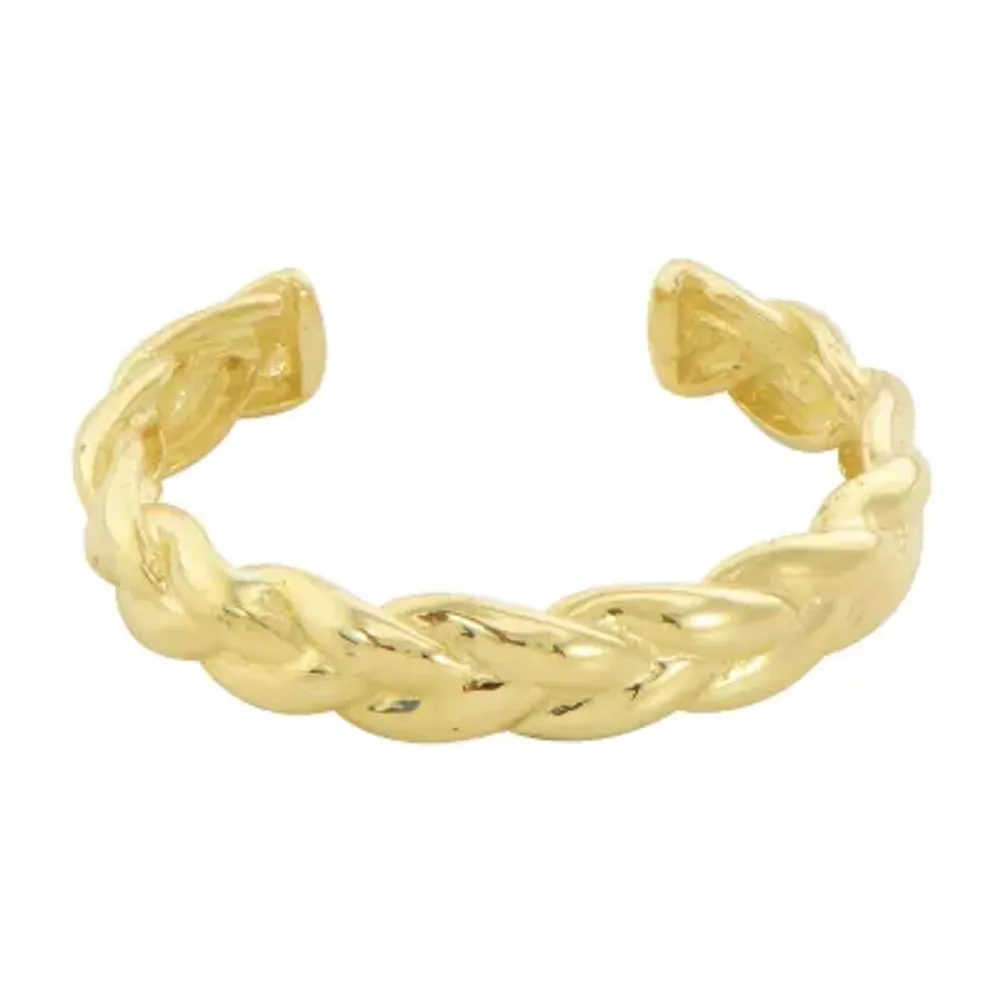 Adjustable 10K Gold Toe Ring