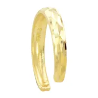 Adjustable 10K Gold Toe Ring