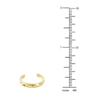 Adjustable 10K Gold Toe Ring