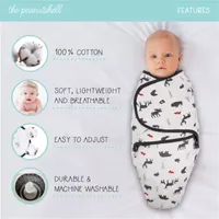 The Peanutshell Plaid Woodland 3-pc. Swaddle Blanket