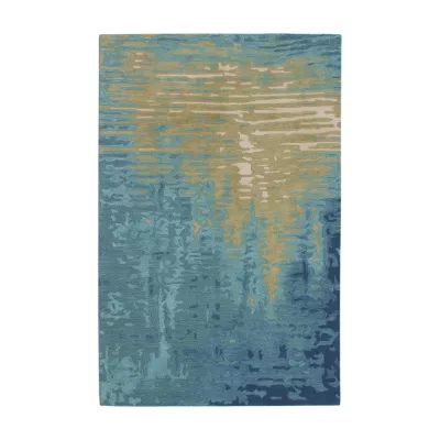 Liora Manne Corsica Reflection Hand Tufted Wool Area Rug