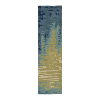 Liora Manne Corsica Reflection Hand Tufted Wool Runner Rug