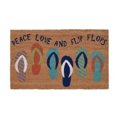 Liora Manne Natura Flip Flops Indoor/Outdoor Mat