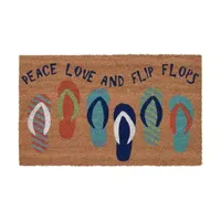 Liora Manne Natura Flip Flops Indoor/Outdoor Mat