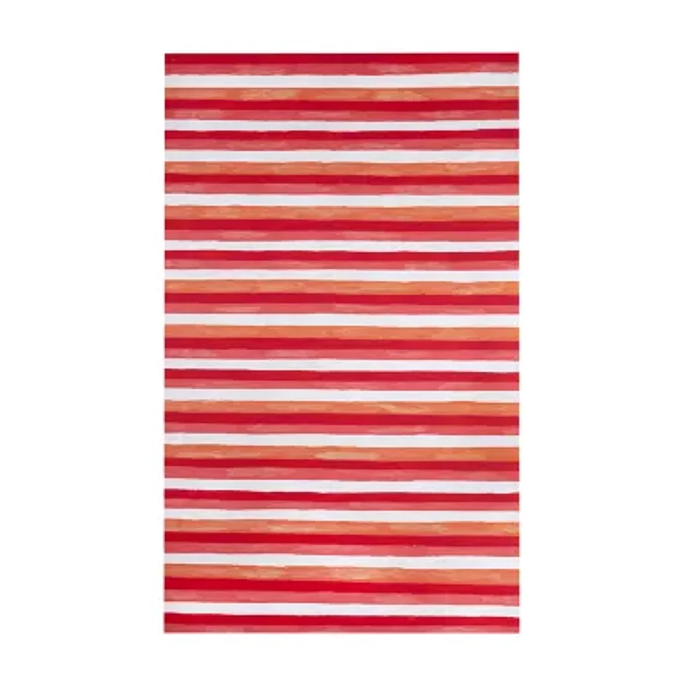 Liora Manne Visions II Painted Stripes Indoor/Outdoor Area Rug