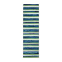 Liora Manne Visions II Painted Stripes Indoor/Outdoor Runner Rug