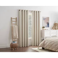 Linden Street Bayshore Energy Saving 100% Blackout Grommet Top Single Curtain Panel