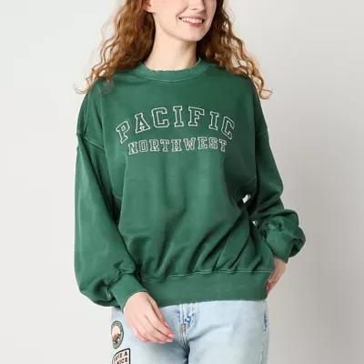 Arizona Juniors Womens Crew Neck Long Sleeve Sweatshirt