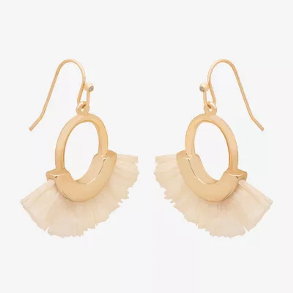 Bijoux Bar Delicates Gold Tone Drop Earrings
