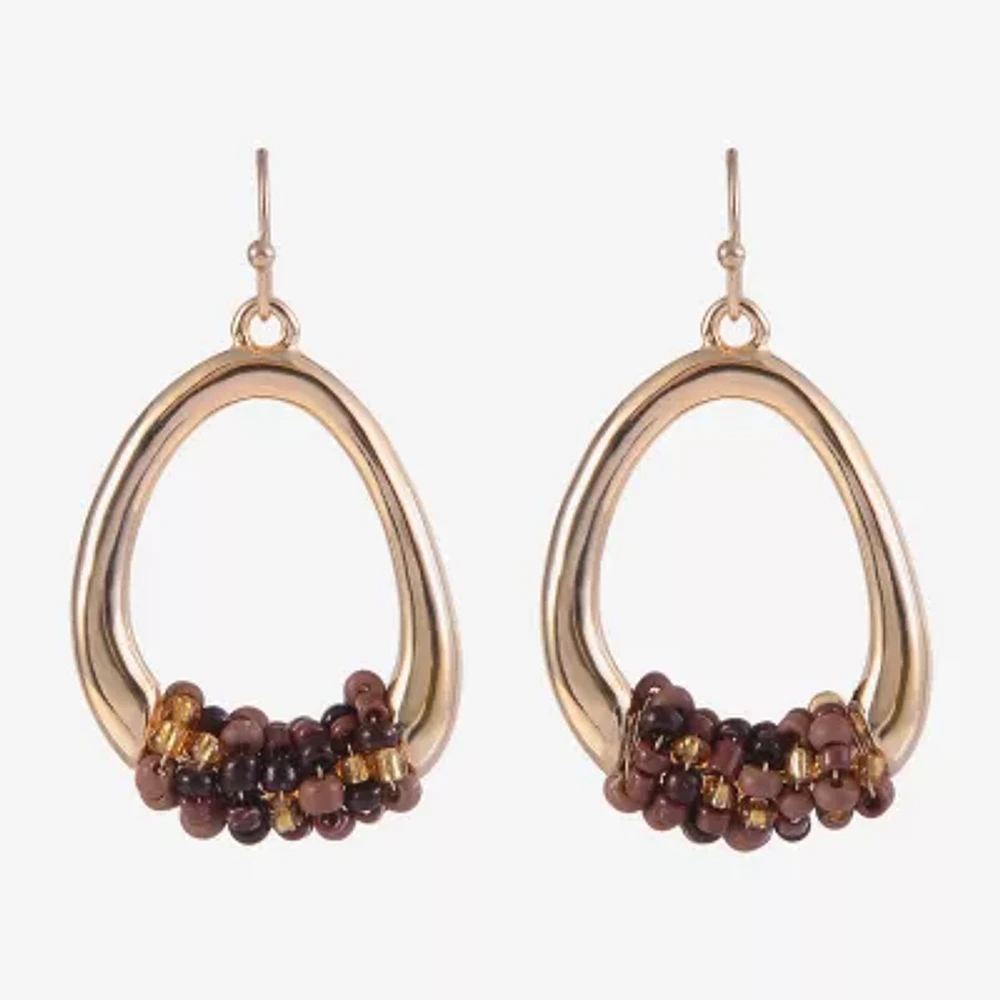 Mixit Womens 37mm Hoop Earrings