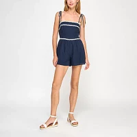 Trixxi Sleeveless Womens Romper-Juniors