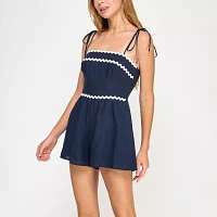 Trixxi Sleeveless Womens Romper-Juniors