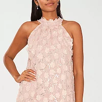 Sam And Jess Womens Sleeveless Floral Shift Dress