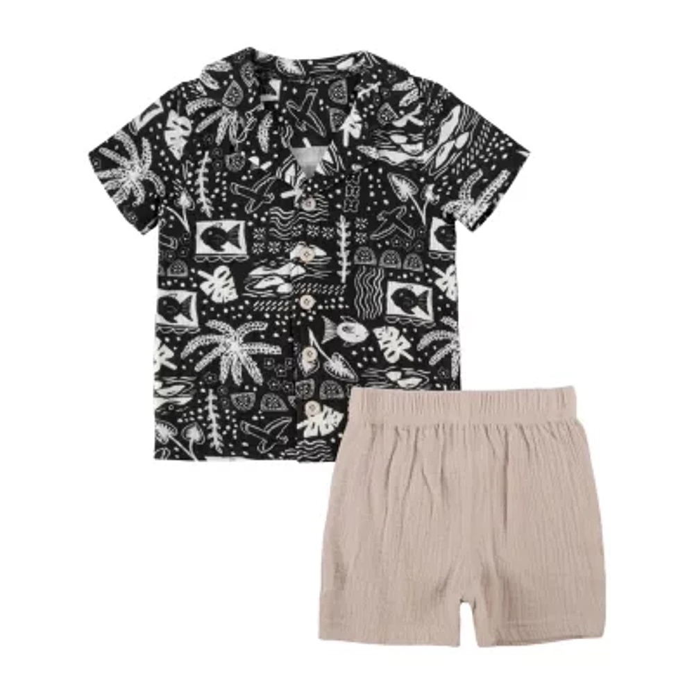 Baby Essentials Boys 2-pc. Short Set
