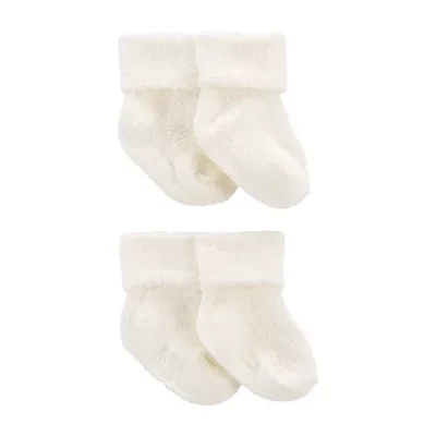 Carter's Little Baby Basics Unisex 4 Pair Booties