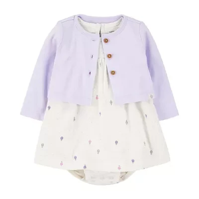 Carter's Baby Girls Short Sleeve Fitted 2-pc. Dress Set