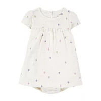 Carter's Baby Girls Short Sleeve Fitted 2-pc. Dress Set
