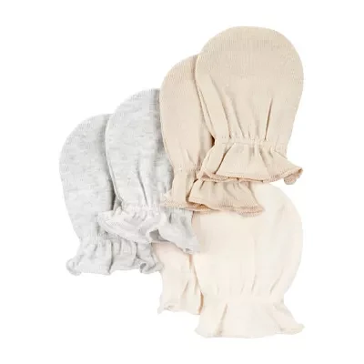 Carter's Baby Unisex 3 Pair Multi-Pack Baby Mittens