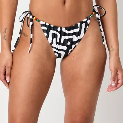 Hope & Wonder Juneteenth Womens Beaded Swimsuit Bottom Bikini