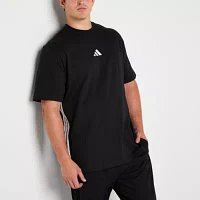 adidas Mens Crew Neck Short Sleeve T-Shirt Big and Tall