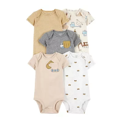 Carter's Baby Boys 5-pc. Short Sleeve Bodysuit