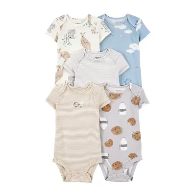 Carter's Baby Unisex 5-pc. Short Sleeve Bodysuit