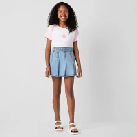 Thereabouts Little & Big Girls Denim Skirt