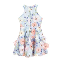 Rare Editions Big Girls Sleeveless A-Line Dress