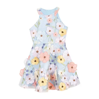 Rare Editions Big Girls Sleeveless A-Line Dress