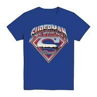 Little & Big Boys Crew Neck Short Sleeve Superman Graphic T-Shirt