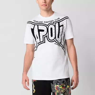 Tapout Mens Crew Neck Short Sleeve Regular Fit Graphic T-Shirt