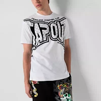 Tapout Mens Crew Neck Short Sleeve Regular Fit Graphic T-Shirt