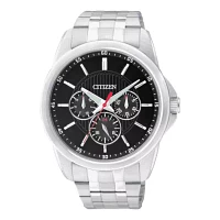 Citizen® Mens Black Dial Stainless Steel Watch AG8340-58E