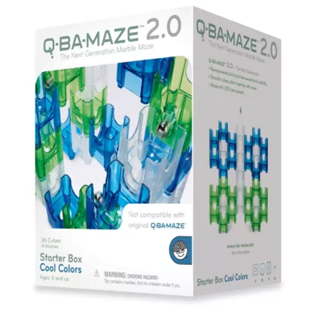 MindWare Q-BA-MAZE 2.0 Starter Box - Cool Colors:50 Pcs